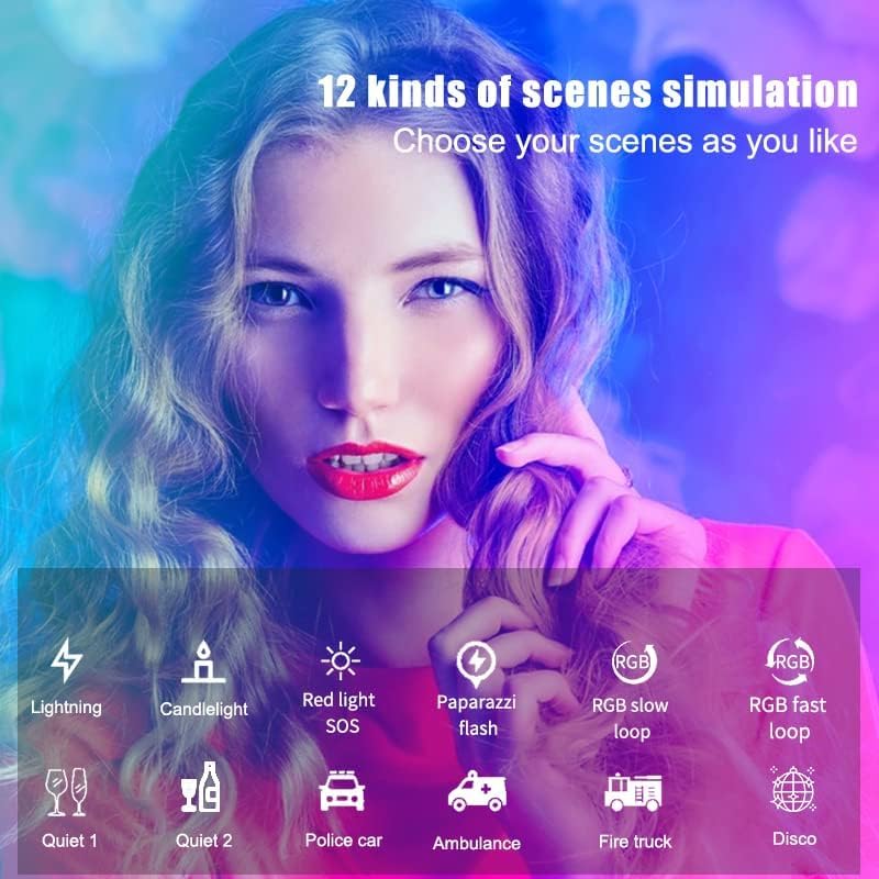 LUXCEO RGB LED Photography Lighting Portable Wand Handheld LED Video Light 1000 Lumens CRI 95+ USB Rechargeable with Remote Control, Carry Bag, Adjustable Color Temperature 3000K-6000K and 36 Colors - Image 5